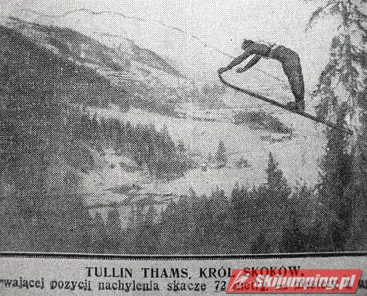 008 Prasa Jakob Thams w prasie skok na ZIO w St. Moritz 1928